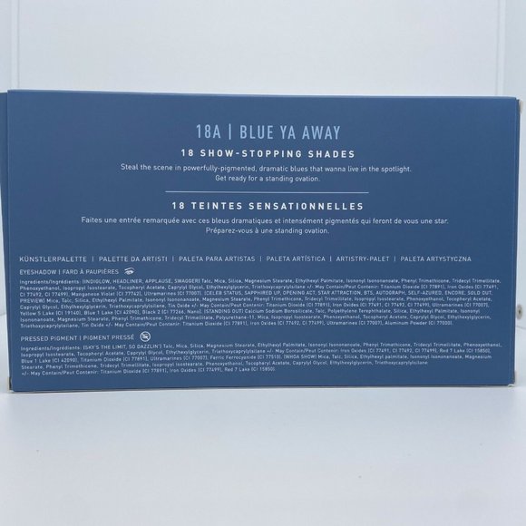 Morphe 18A‎ Blue Ya Away Eyeshadow Artistry Palette w/ Free Morphe Makeup Bag - Picture 13 of 16